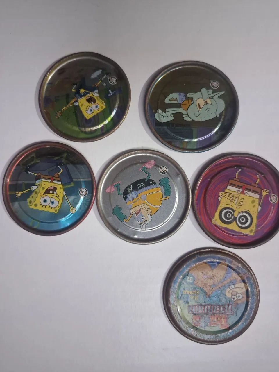 tazos bob esponja metal 60 unid - Foto 2