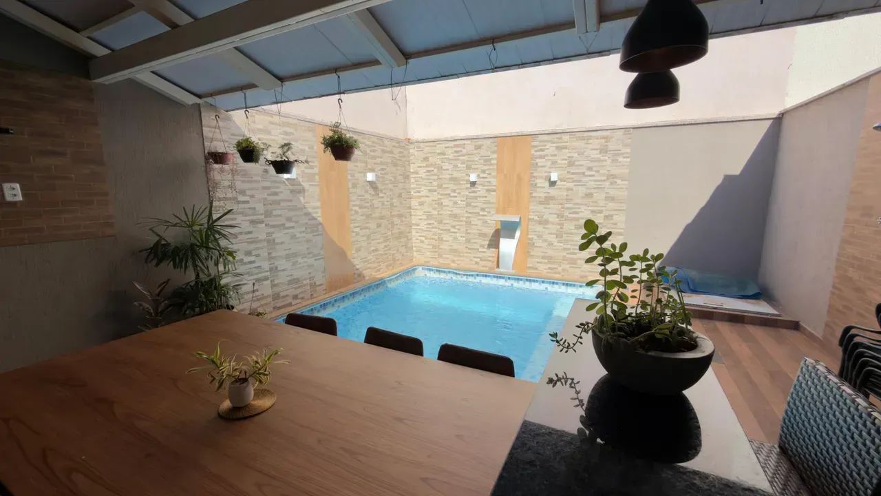 Casa 3Q com suíte e piscina no Jardim Mariliza - Foto 2