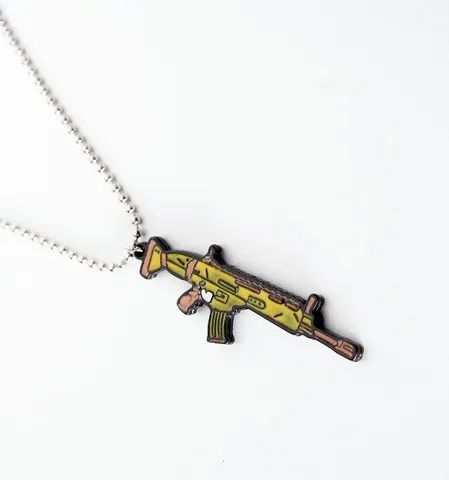 Colar Fortnite Épico E Lendário Scar