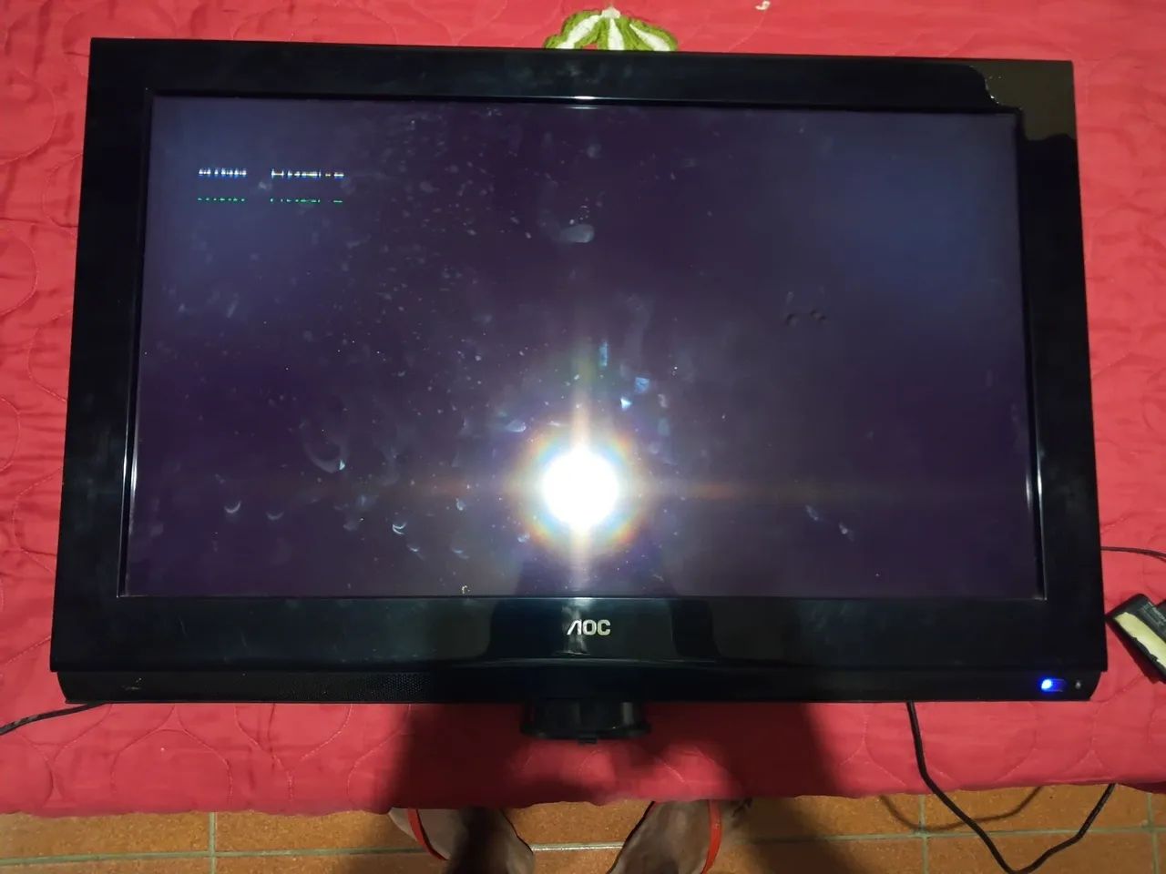 TV LCD Aoc 32 polegadas D32W931 Com Defeito - Foto 3