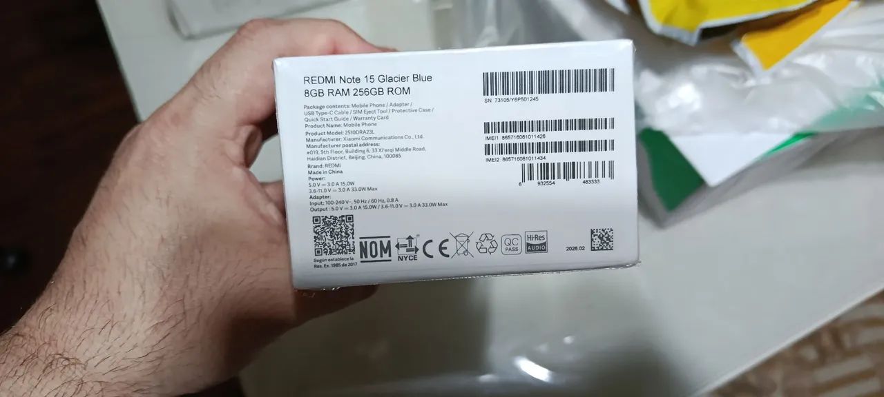 Redmi Note 15 256/8 Novo - Foto 2