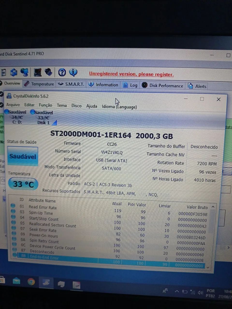 Hd 2tb seagate Barracuda cftv dvr nvr cpu  - Foto 2