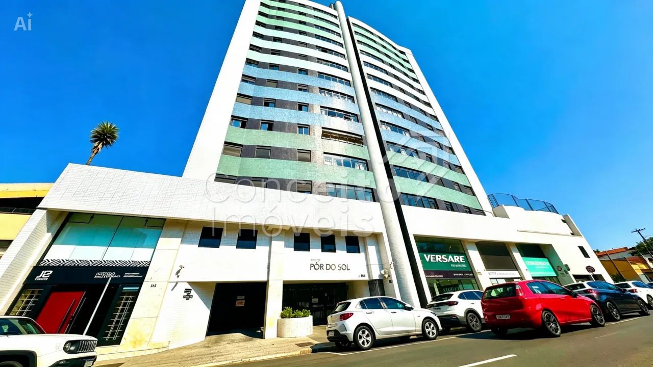 Edifício Pôr do Sol - Centro - Apartamento Semi Mobiliado - Foto 2