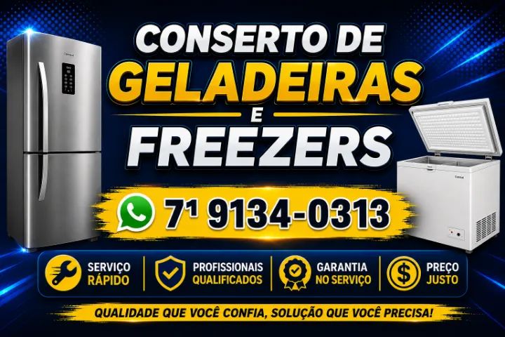 Conserto de geladeira e Freezer 