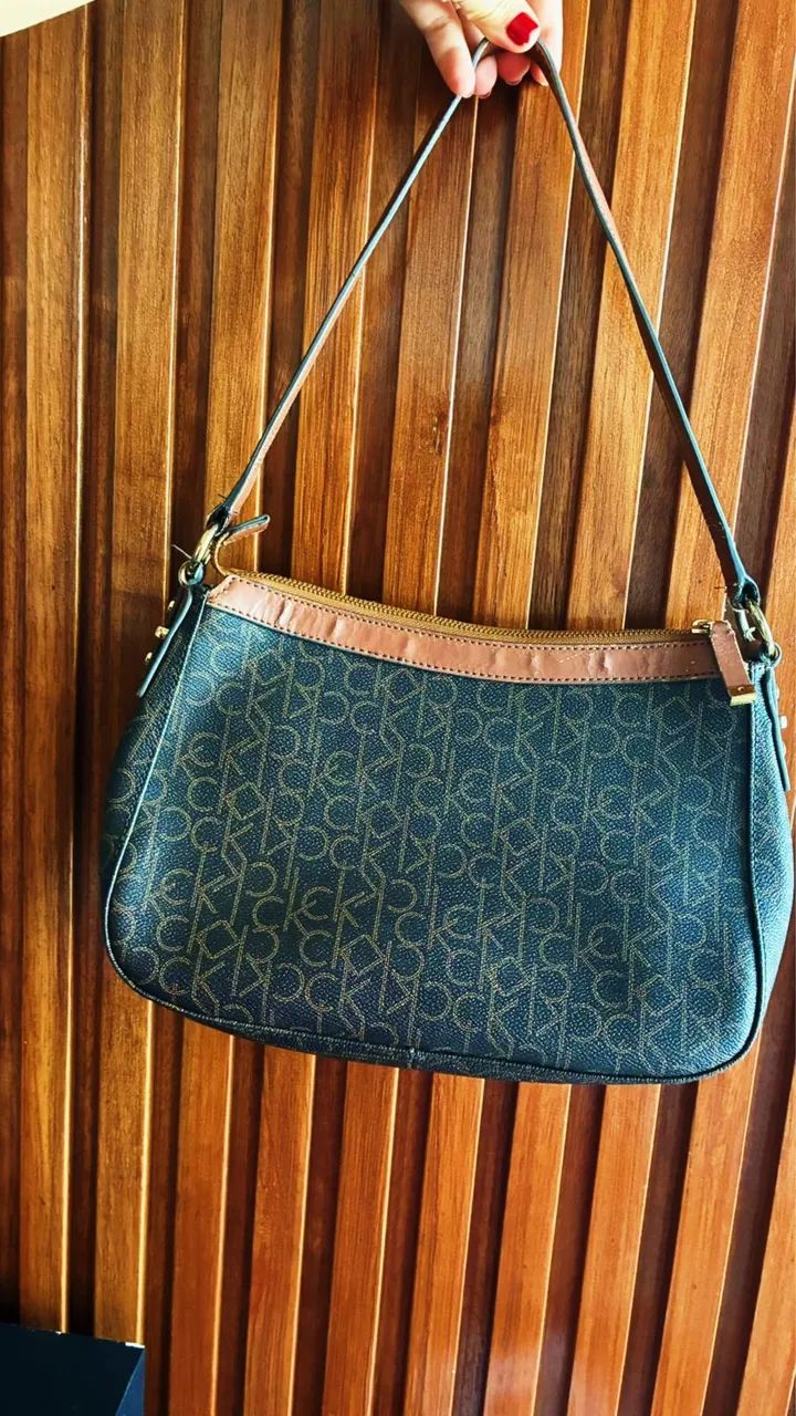 Bolsa Calvin Klein original, couro legítimo - Foto 3
