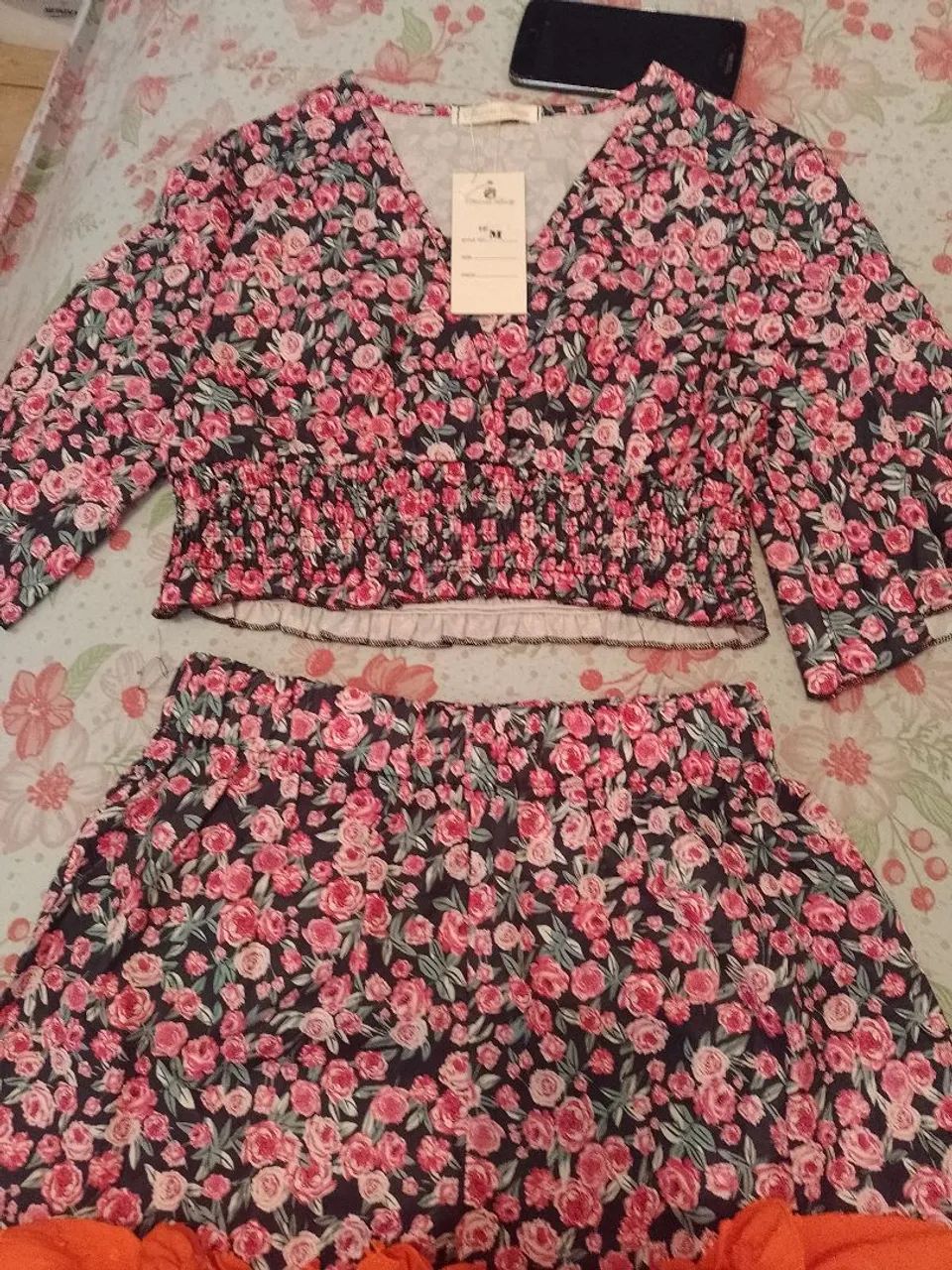Conjunto feminino sorte camiseta promoção 