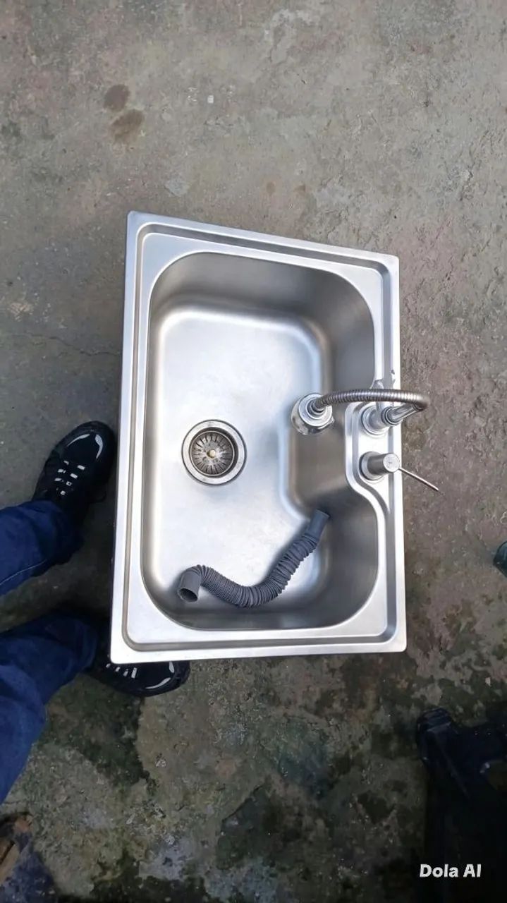 Cuba de inox semi nova