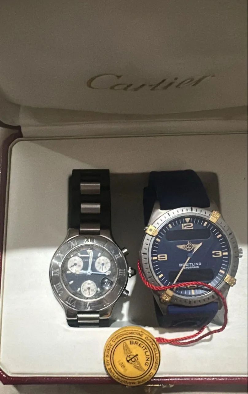 Relógio Cartier original Chronoscaph . 