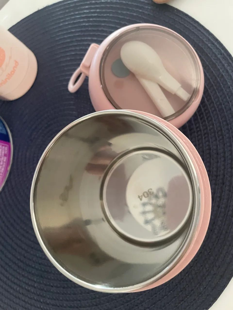 Copo térmico para comida bebê - Foto 3