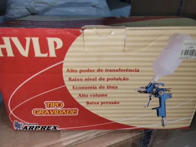 Pistola de pintura HVLP arprex tipo gravidade de 1,5mm - Foto 4