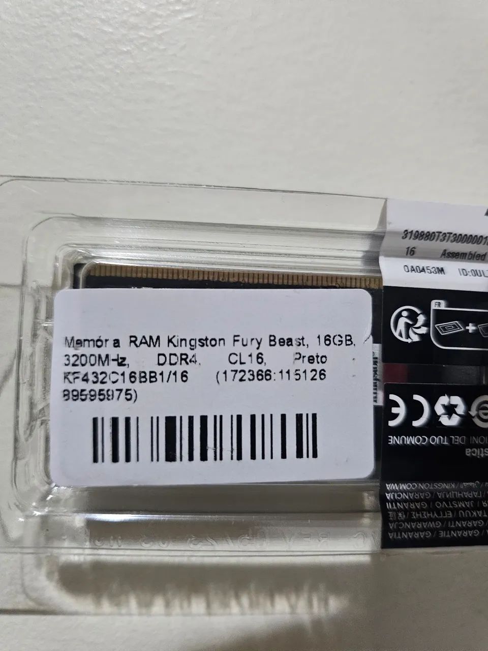 Memória Ram 16GB Fury - Foto 2