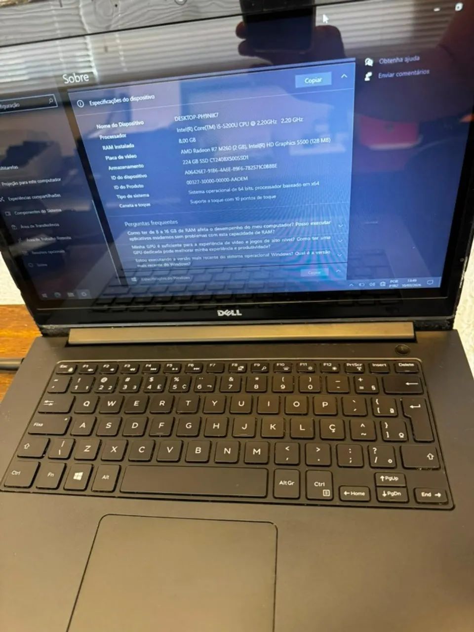 NOTEBOOKS PARA RETIRADA DE PEÇAS/COMPONENTES (ACEITO TROCAS) - Foto 5