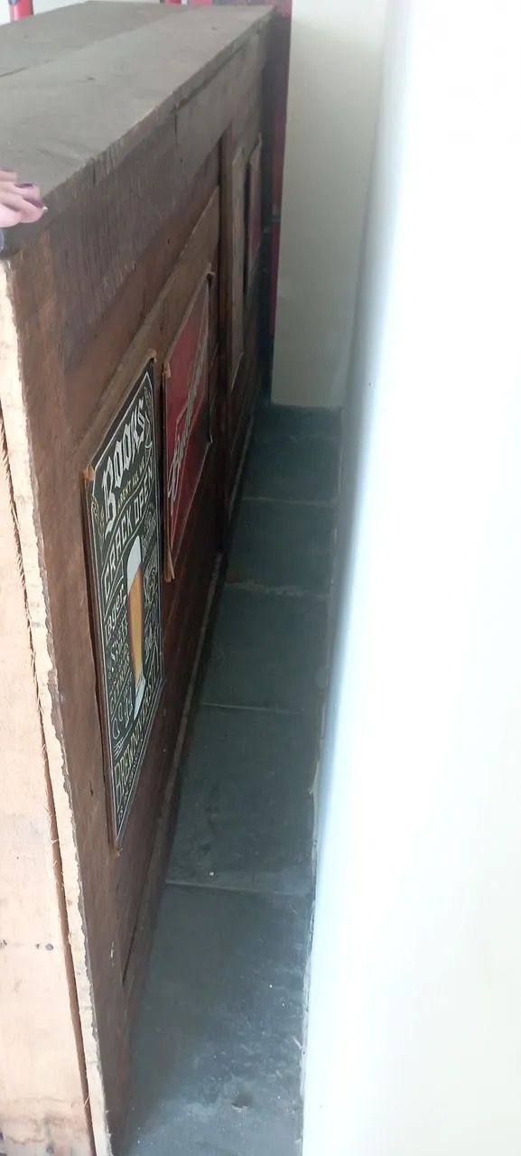 **PraSair** Balcão Rustico de madeira (pallet) 3m x 50cm -  (bar, adega, mercearia, etc) - Foto 2