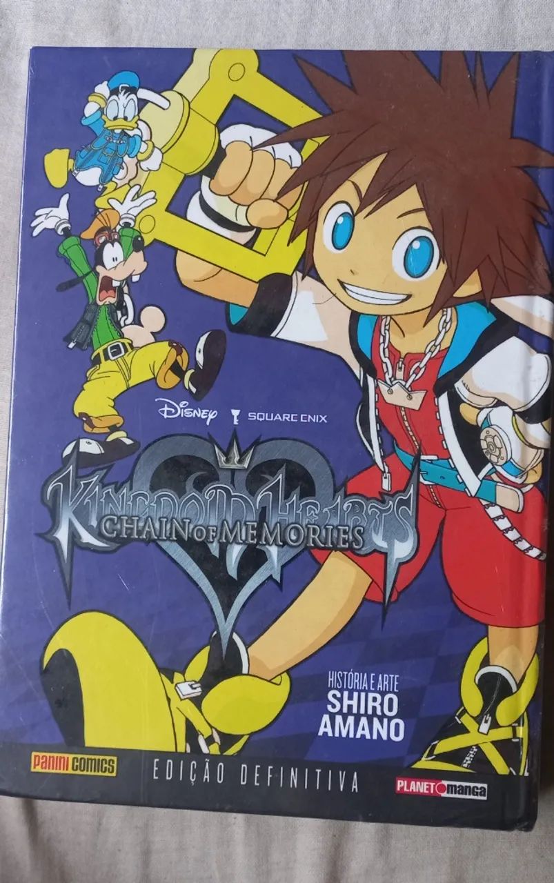 Kingdom Hearts Chain of Memories Edição Definitiva Panini lacrado