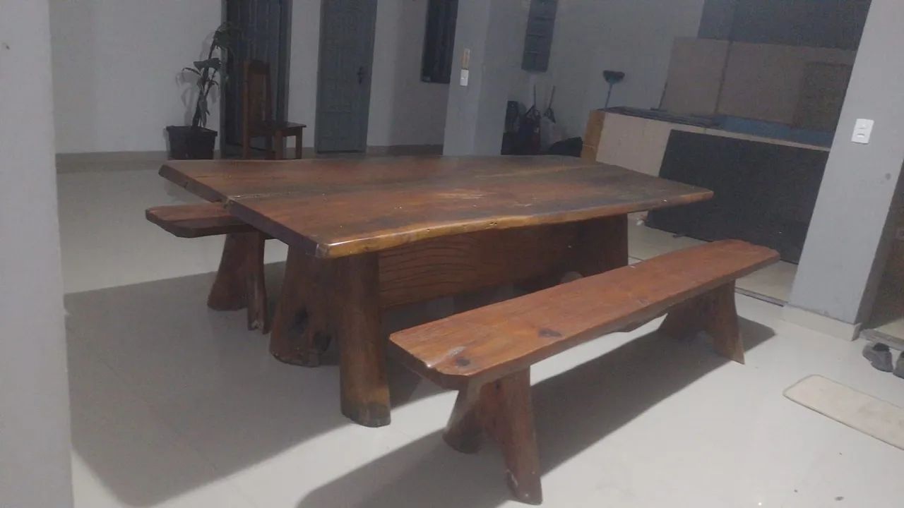 Vendo mesa de madeira  - Foto 5