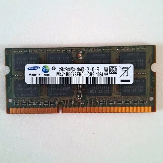 Memória RAM para Notebook Samsung 2GB DDR3
