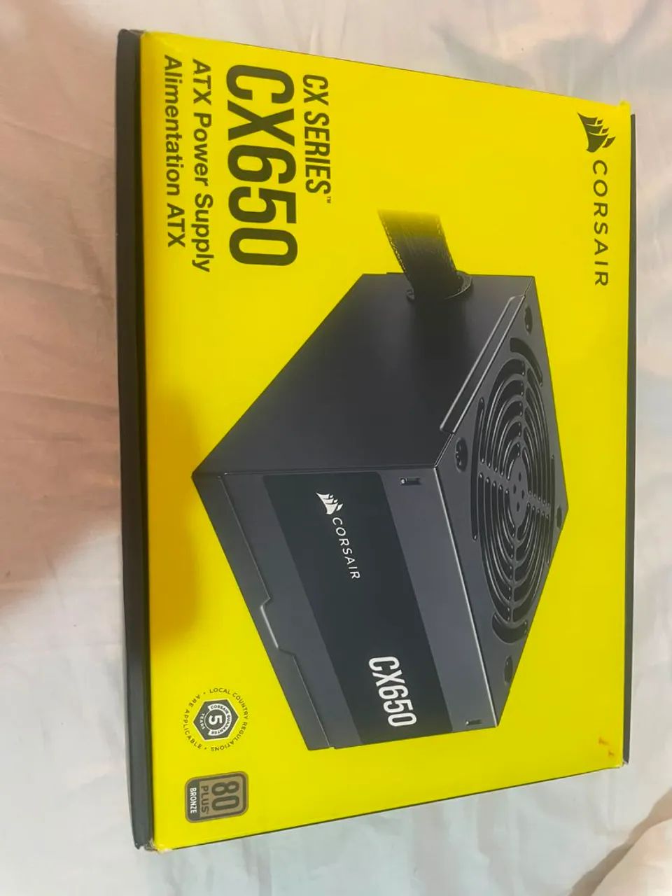 Fonte Corsair 650w, 80 plus Bronze
