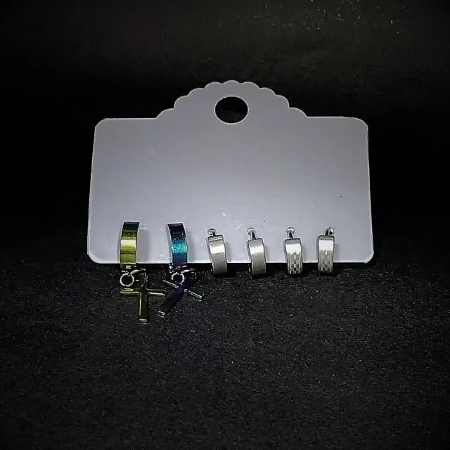 Kit bijuterias prateadas - Foto 2