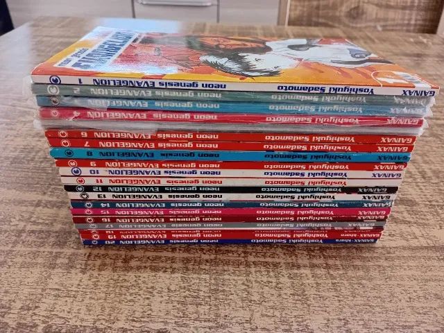Lote 20 Volumes Mangá Neon Genesis Evangelion - Editora Conrad - Foto 2