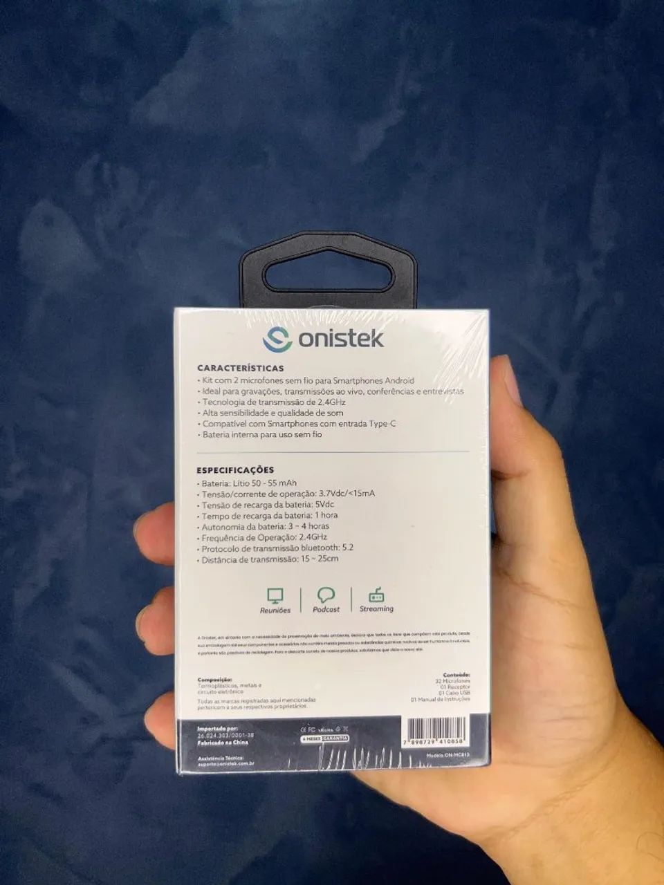 Kit 2 microfones lapela 441992569936291841