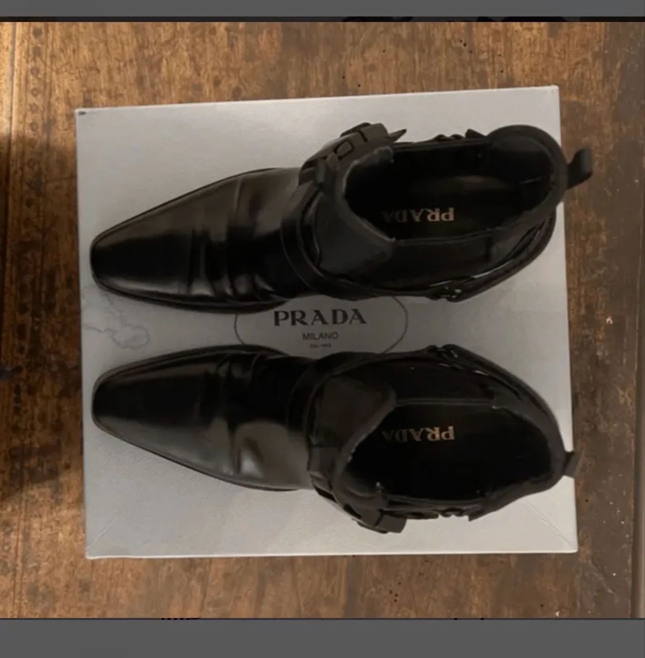 Bota cowboy prada couro original  - Foto 3