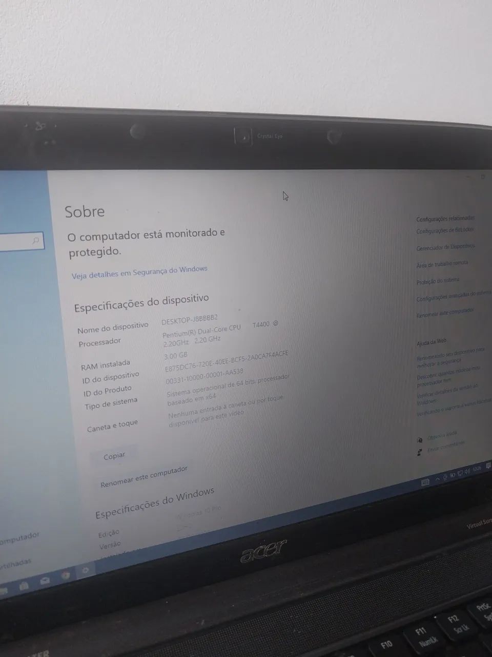 Notebook funcionando no carregador  - Foto 4