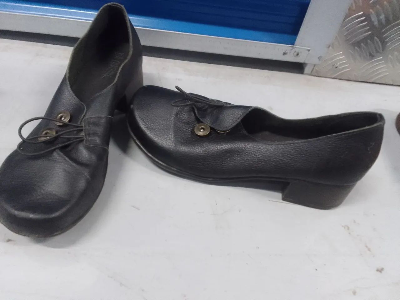 Sapato de couro, estilo boneca - Foto 2