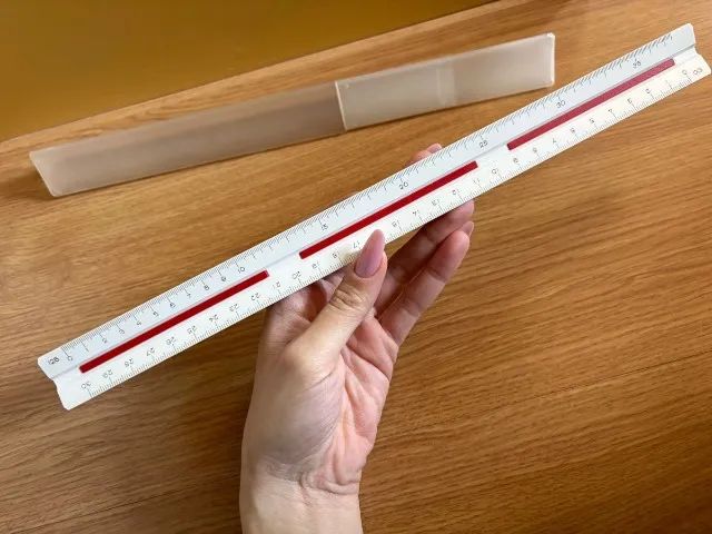 Escalímetro triangular Trident65192839990786122