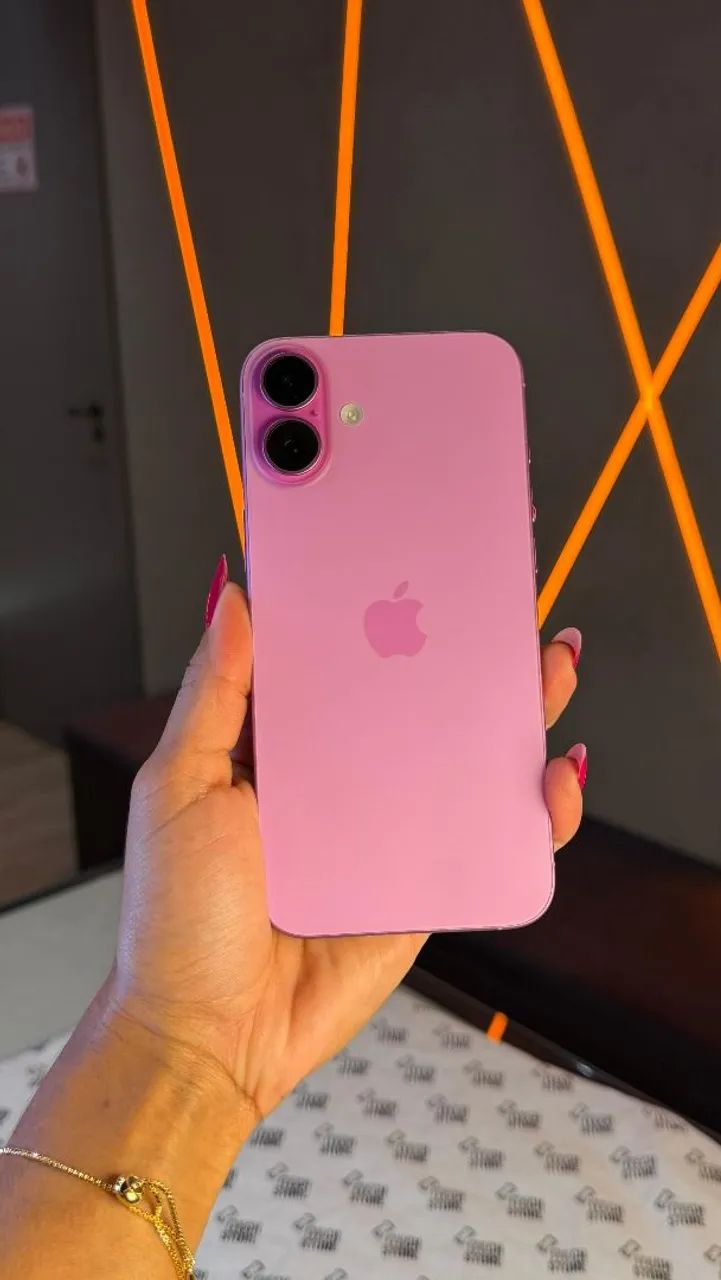 NOVIDADE IPHONE 16 PLUS ROSA!!!