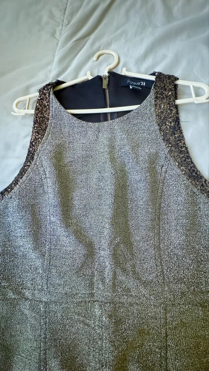 Vestido malha lurex Da Forever21 - Foto 4