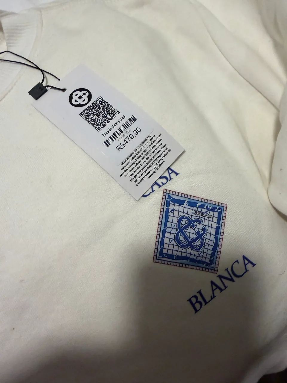 Moletom oversized casa blanca - Foto 2
