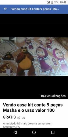 Decoração da Masha eo urso