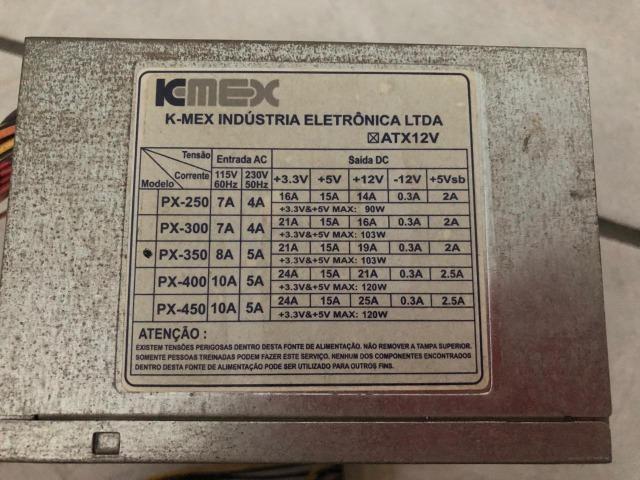Fonte atx usada 230w