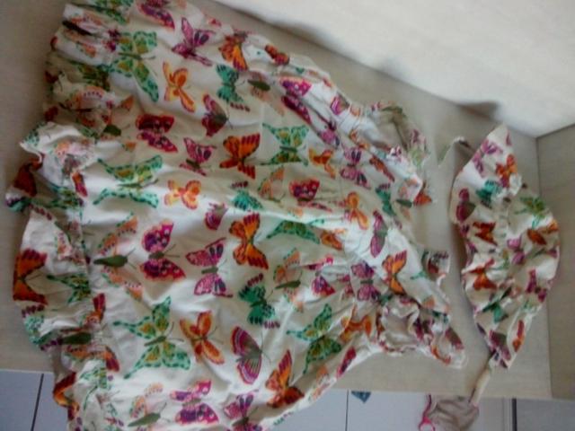 Vestido da Minnie e vestido de borboleta