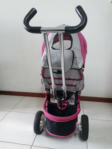 Triciclo Importado Premium 3 em 1: Carrinho de passeio, Triciclo e Bicicleta eBaby - Foto 3