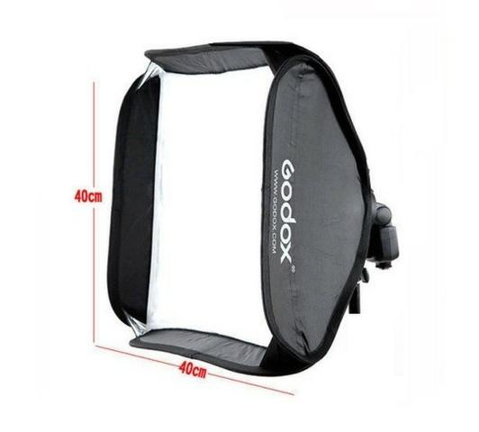 Softbox 40x40cm Godox Para Flash Speedlight Canon, Nikon, Sony e Outros