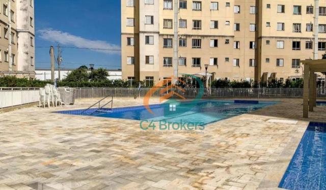 Apartamento com 2 dormitórios para alugar, 45 m² por R$ 1.547,00/mês - Ponte Grande - Guar - Foto 17