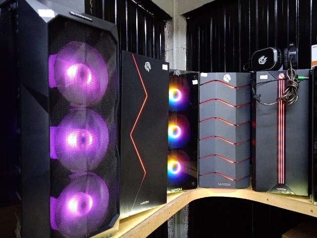 Gabinete Gamer Led Rgb GB1704 Lateral Acrilico Fosco Hayom Loja Fisica Curitiba - Foto 2
