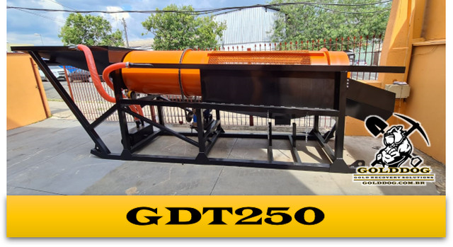 Planta de lavagem para Ouro GDT250 25tn hr Tromel GoldDog - Foto 3