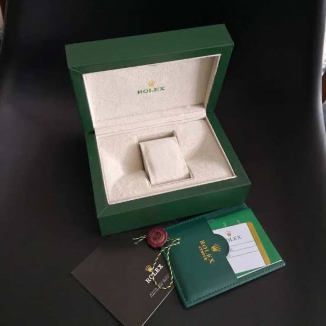 Caixa Relógio Rolex Verde Completa - Foto 2