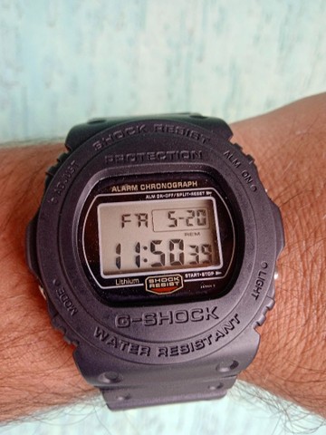Relógio Casio g shock de 5700 fundo rosca