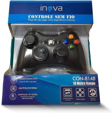 Controle com fio usb para xbox 360, joystick sem fio para jogos de