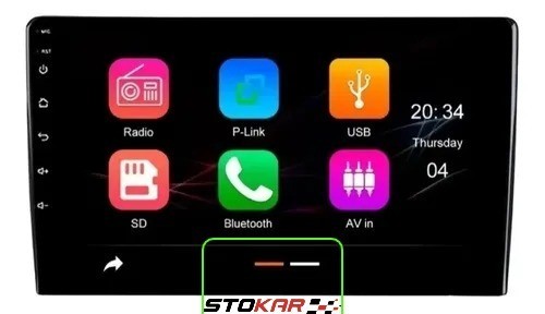 Central 9" Universal Com Sistema Android 10.1 - Foto 2