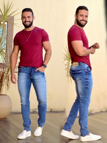 Calça Masculina Jeans ( Atacado 10 Peças ) - Foto 5
