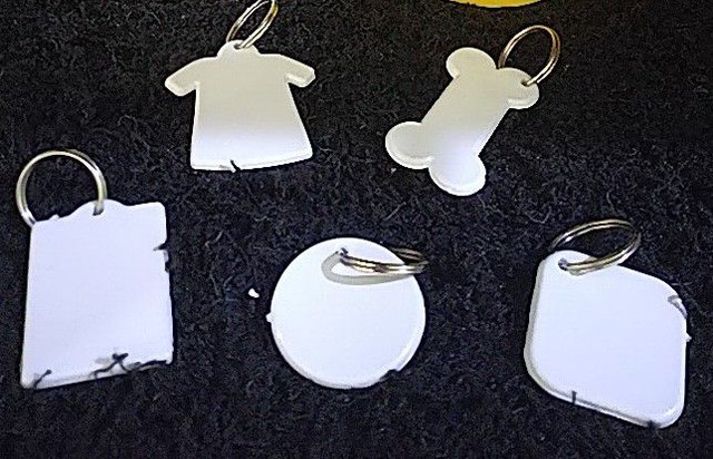 Chaveiro de polímero sublimação 