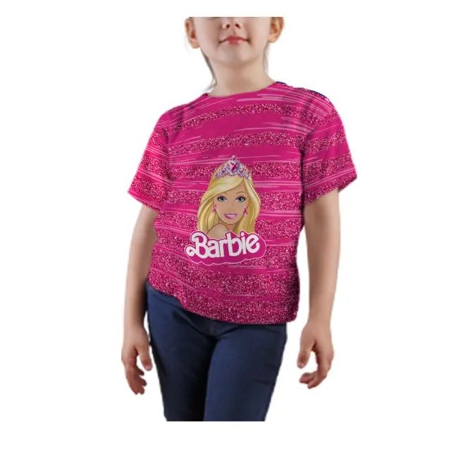 Camisa Barbie Estilosa Roupa Camiseta Boneca Rosa Adulto - Roupas - Vila  Peri, Fortaleza 1213099173