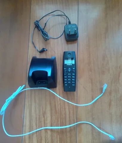 Telefone Intelbras TS 40 ID sem fio - cor preto - Foto 4