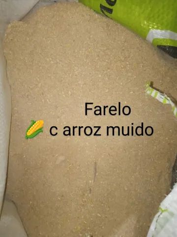 Farelo de milho c arroz muido