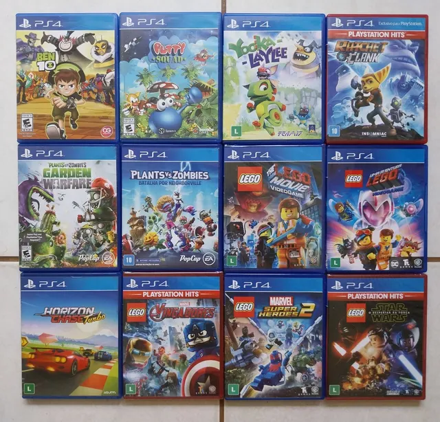 Jogos Infantis Playstation 3 PS3 Minecraft Lego Sonic Ben 10 Omniverse e  outros