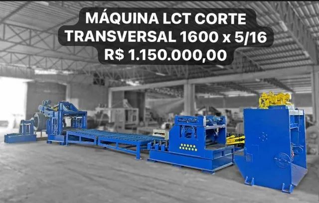 Lote de Máquinas Perfiladeira - Ltcl Corte Longitudinal e Transversal  - Lct Corte Trans.